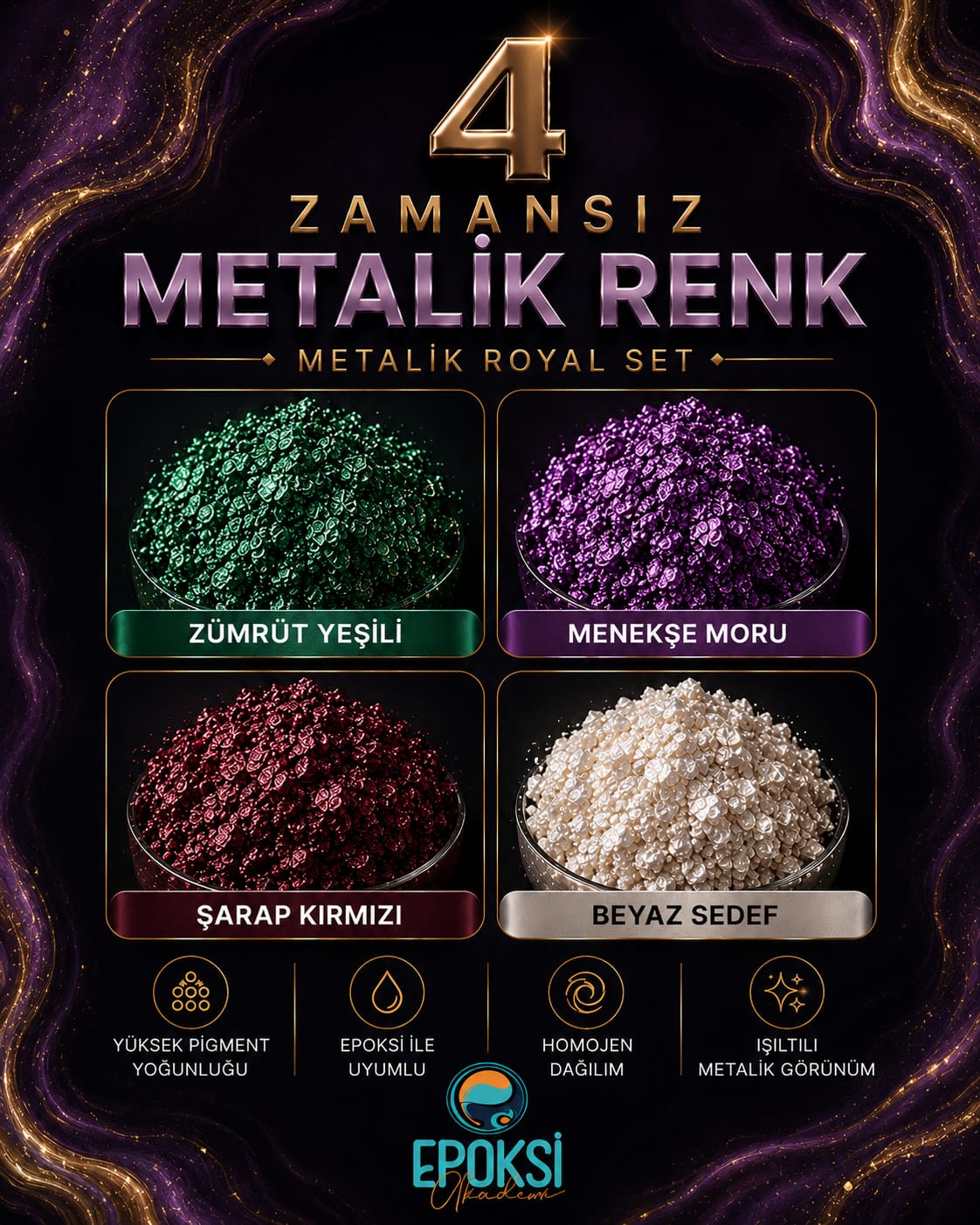 METALİK ROYAL SET