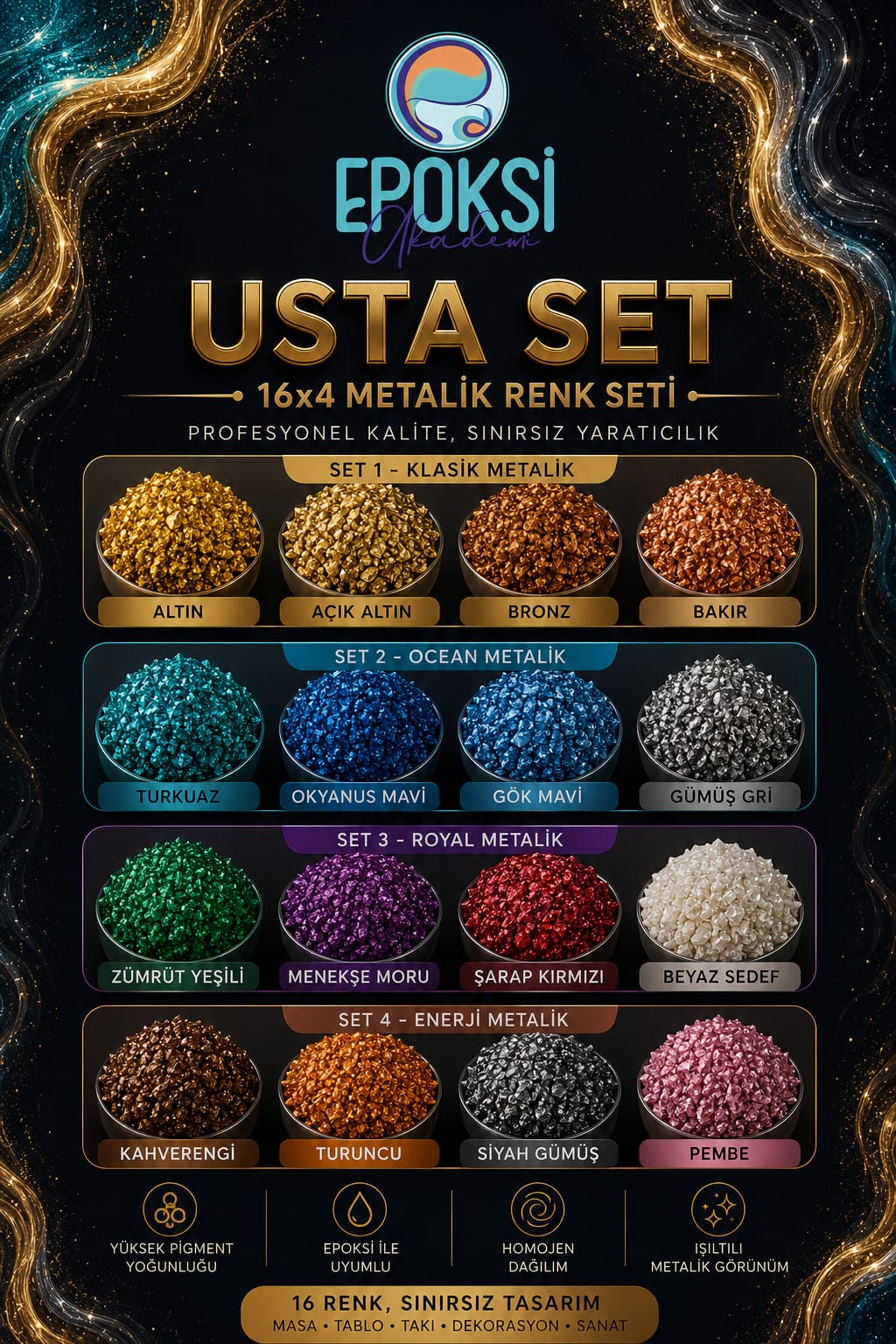 METALİK USTA SET